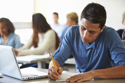 Teenager in Class