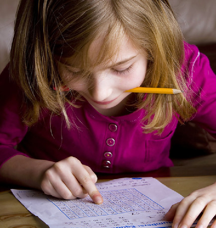 Girl Studying