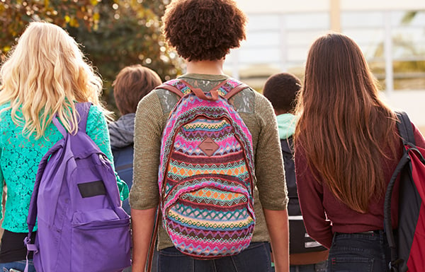 Students Walking to School